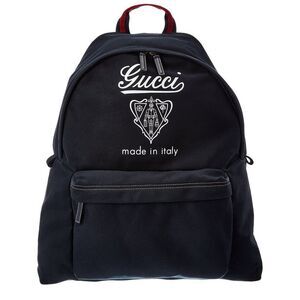 Gucci Canvas Backpack, Blue